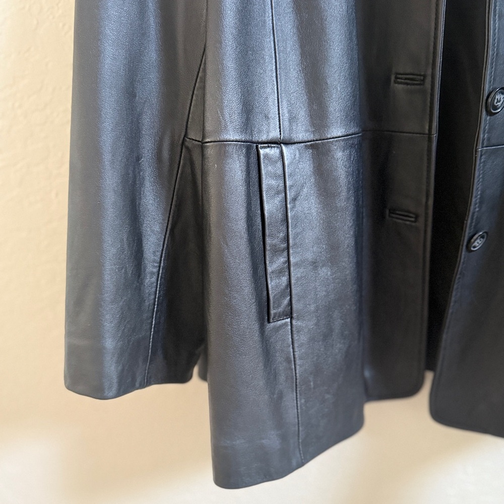 Black Leather Jacket - Picture 4 of 6